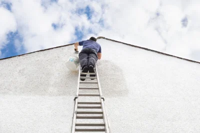 Peinture extérieure à Gourvillette — façades et ravalement
